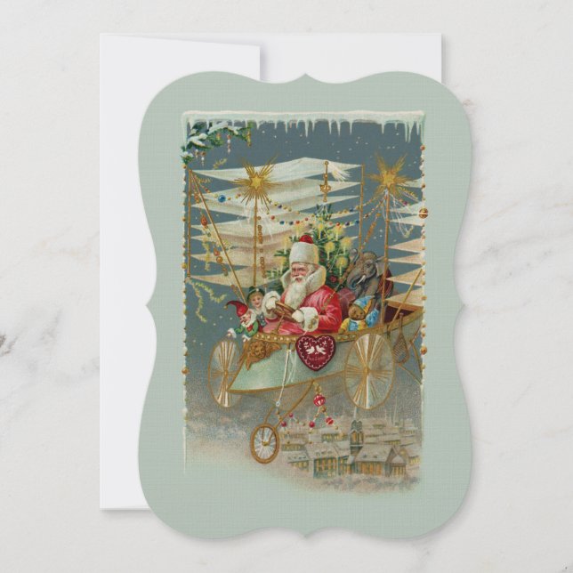 Inbjudan till Santa & hans Fantastisk-Maskin (Framsida)