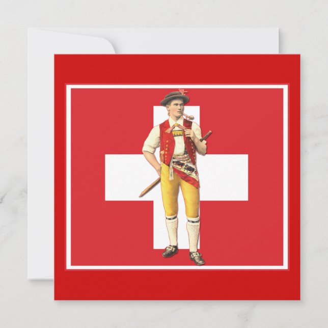 Inbjudan till schweizisk nationaldag 1 augusti 201 (Framsida)