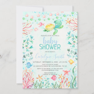 Inbjudan till Sea Baby Shower