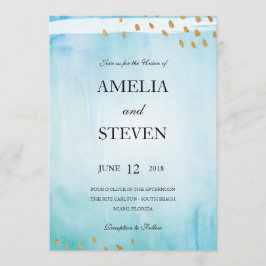 Inbjudan till Seashore-bröllop