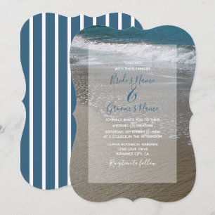 Inbjudan till Seaside Beach & Sand Wedding