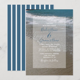 Inbjudan till Seaside Beach & Sand Wedding