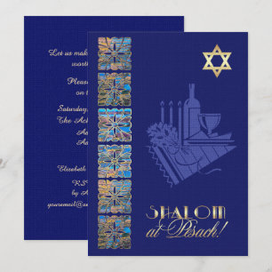 Inbjudan till Seder-Anpassningsbar via Pesach Sede