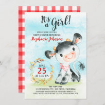 Inbjudan till serverfärgskö för babykläder för vat