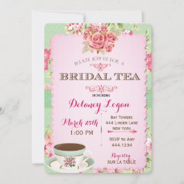 Inbjudan till Shabby chic Möhippa Tea