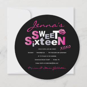 Inbjudan till SHOCK ROSA kärlek & KISSES Sweet six