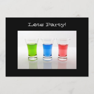 Inbjudan till Shot Glass-fest