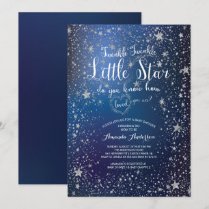 Inbjudan till Silver Twinkle Little Star Baby Show