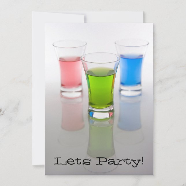 Inbjudan till Sista Pojkveckan / Födelsedagsfirand (Framsida)