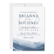 Inbjudan till sjö Harbour Morgonbröllop