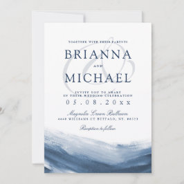 Inbjudan till sjö Harbour Morgonbröllop