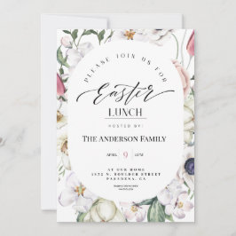 Inbjudan till sjöfärgen Påsk Lunch Blommigt i vår