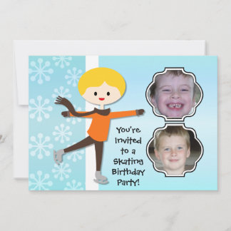 Inbjudan till Skating Party-gruppen Blond Boy Birt