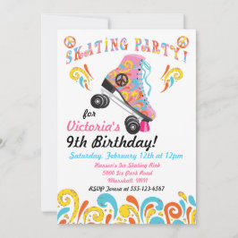 Inbjudan till Skating Party-gruppen Groovy Roller