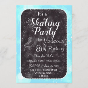 Inbjudan till Skating Party-gruppen i figur