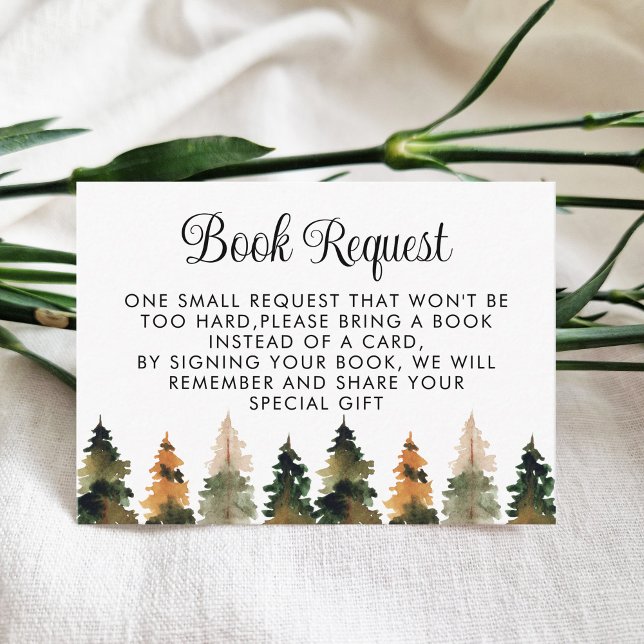 Inbjudan till skogsbarnsbad: önskemål om bokgåva (Skapare uppladdad)