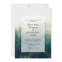 Inbjudan till skogspassagerarbröllop