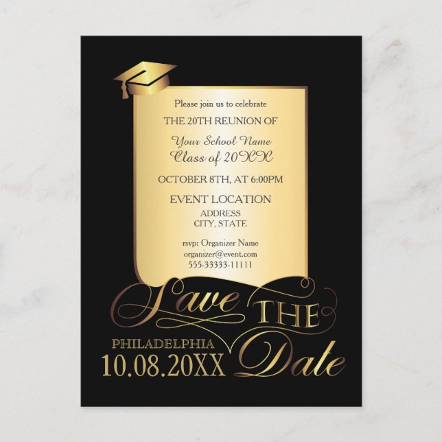 Inbjudan till skolåterträff (Framsida)