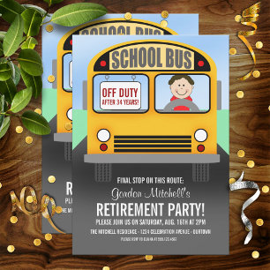 Inbjudan till skolbussförares pensionsfest