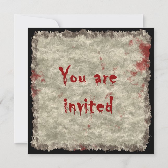 Inbjudan till skräckgrupp (Framsida)