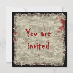 Inbjudan till skräckgrupp