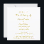 Inbjudan till skript-bröllop med enkel Elegant | K<br><div class="desc">Inbjudan till skript-bröllop med enkel Elegant | Kvadratisk</div>