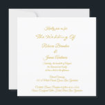 Inbjudan till skript-bröllop med enkel Elegant | K<br><div class="desc">Inbjudan till skript-bröllop med enkel Elegant | Kvadratisk</div>