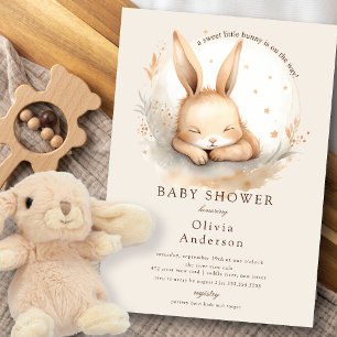Inbjudan till Slumber Bunny Baby Shower