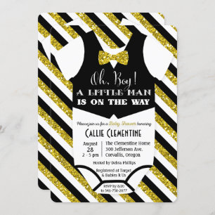 Inbjudan till små män, bin, babyskor