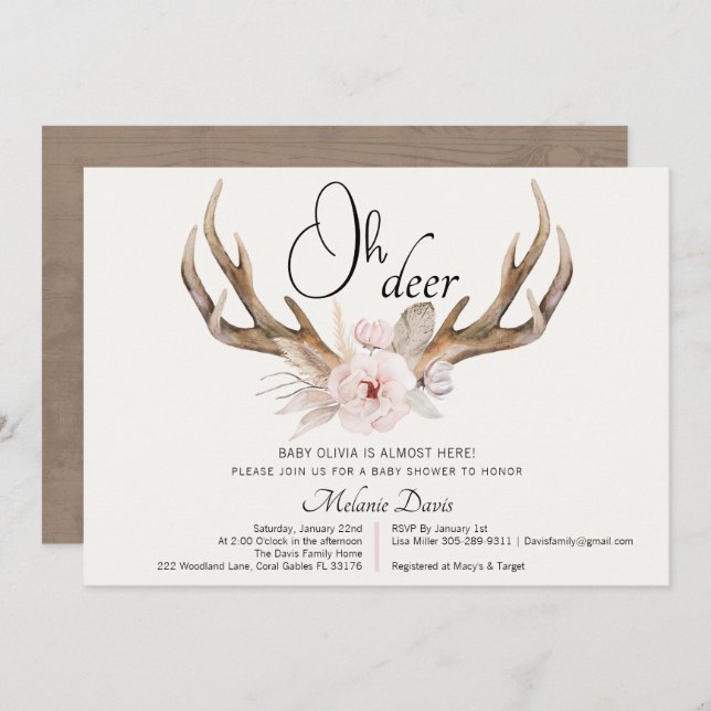 Inbjudan till små skogshuggare - vattenkokare (Fram/baksida)