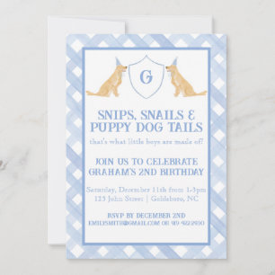 Inbjudan till Snips, Snigel & Puppy Hund Svan