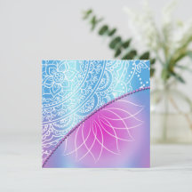 Inbjudan till snöre och födelsedag