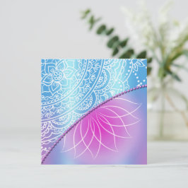 Inbjudan till snöre och födelsedag