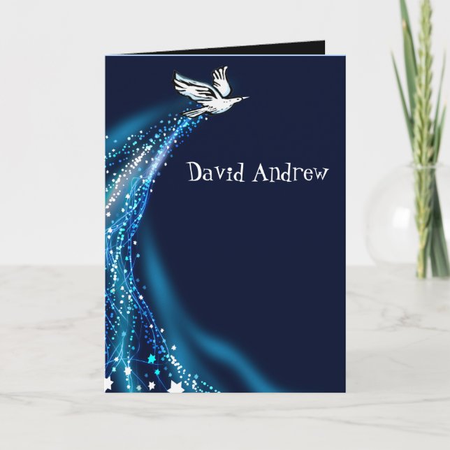 Inbjudan till Soaring Dove Fladdermus Pub Mitzvah  (Framsida)