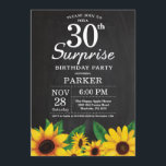 Inbjudan till solros i 30års födelsedag<br><div class="desc">Inbjudan till solros i 30års födelsedag. Blommigt Flowers och Chalkboard Background. Land Vintage Retro. Kvinnor födelsedag. 12:e 13:e 15:e 16:e 18:e 20:e 30:e 40:e 60:e 70:e 90:e 100:e, i alla åldrar. Utskriftsformat digitalt.Om du vill göra ytterligare anpassningar klickar du på knappen Anpassa och användor verktygen som är utformat för att...</div>