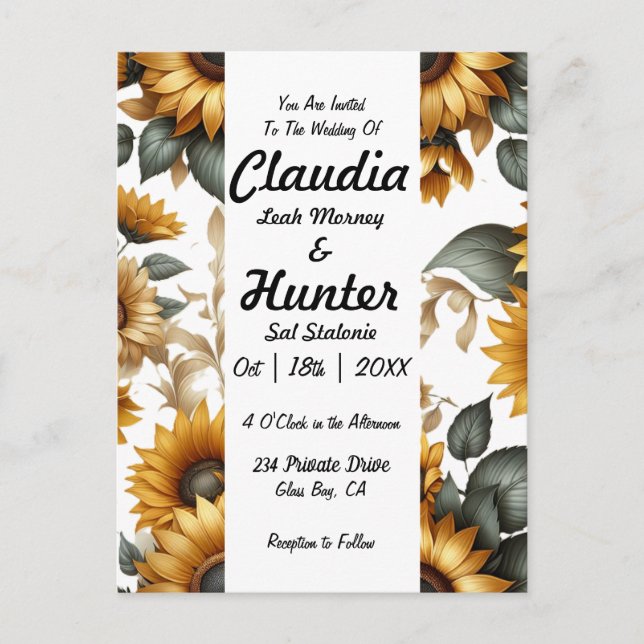 Inbjudan till solrospatch (Framsida)