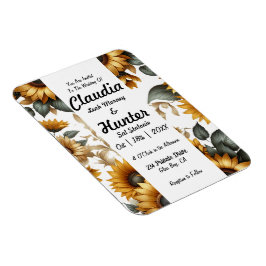 Inbjudan till solrospatch magnet