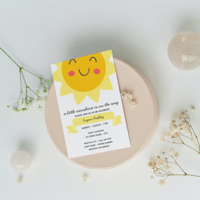 Inbjudan till solskensbabyskor (Skapare uppladdad)