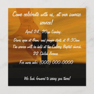 Inbjudan till solupplystjänst i Påsk