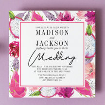 Inbjudan till sommarbröllop i Pitaya