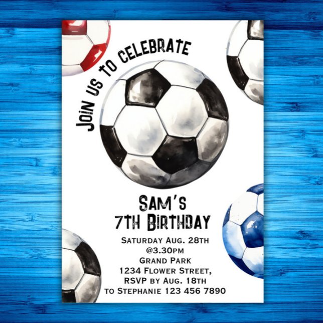Inbjudan till sommardag - Fotboll Party (Skapare uppladdad)