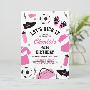 Inbjudan till sommardag Fotbollsinbjudan