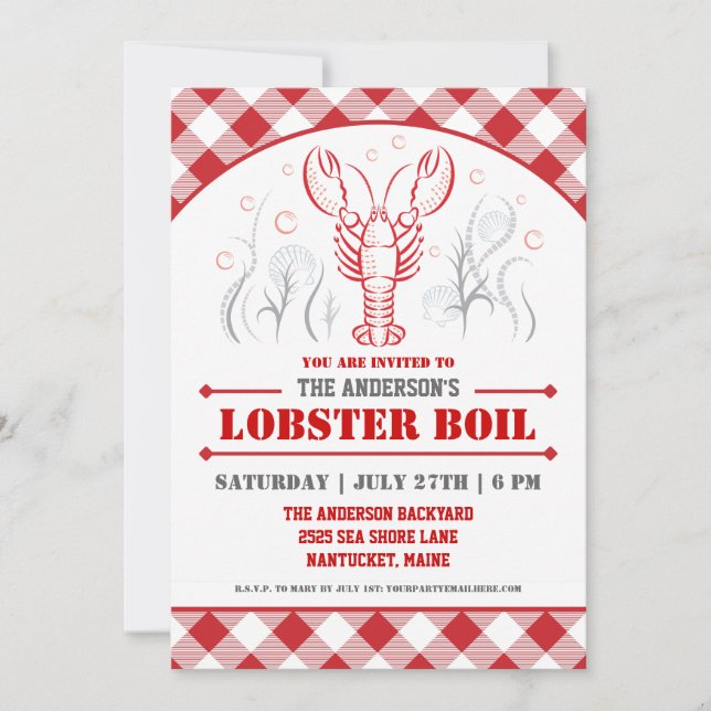 Inbjudan till sommarfilmpartiet Boil Picnic Party (Framsida)