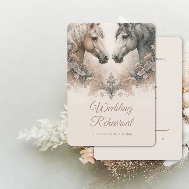 Inbjudan till sommarmiddag i bröllop (Wedding Rehearsal Dinner Invitation )