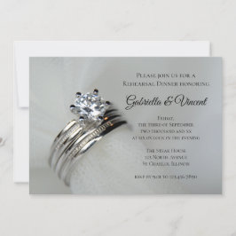 Inbjudan till sommarmiddag i bröllop Ringar