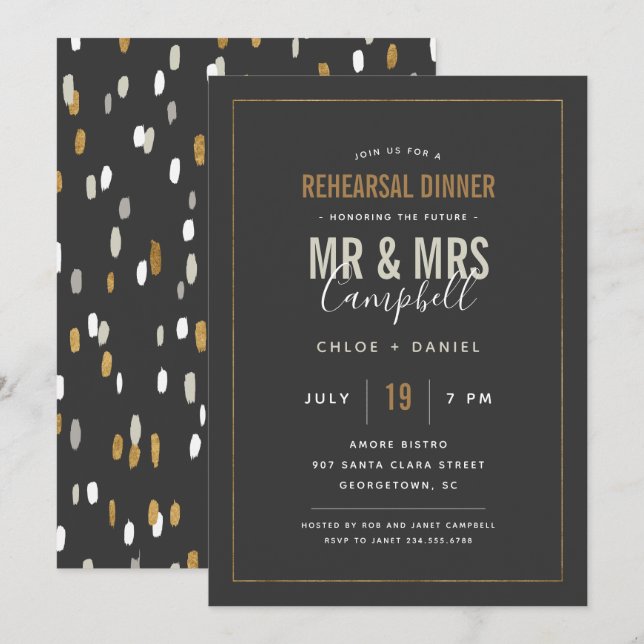 Inbjudan till sommarmiddagsinbjudan (Fram/baksida)