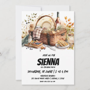 Inbjudan till sommarPicnic European stil