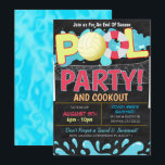 Inbjudan till sommarpool volleyboll fest<br><div class="desc">Gör en bra inbjudan att fira en flickas pool volleyboll födelsedagsfest,  slut på säsongen volleyboll lagfest,  slut på sommaren,  slut på skolåret,  eller för någon annan rolig sport pool fest tillfälle!</div>