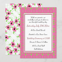 Inbjudan till söt bröllop