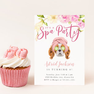Inbjudan till Spa Party Barns födelsedag